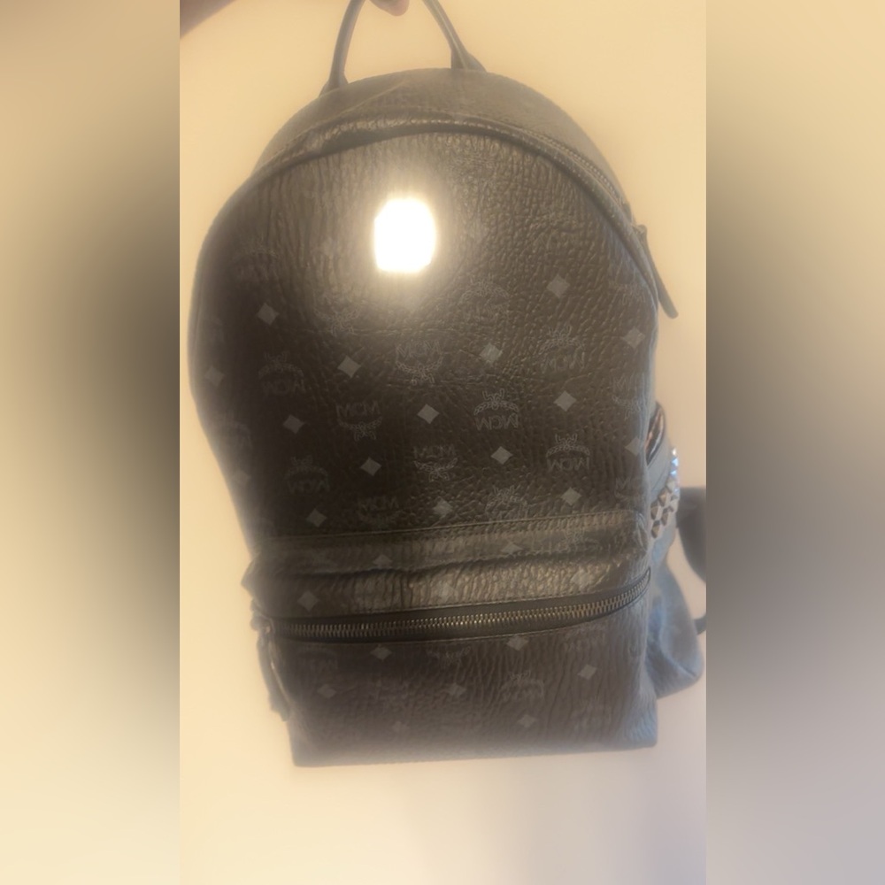 Black Large Mcm Backpack - image 2